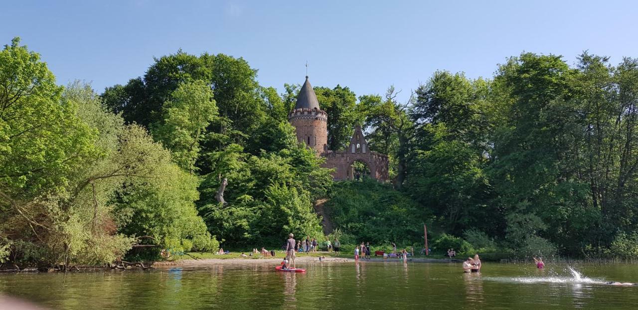 Ferienwohnung Am Schweriner See Raben Steinfeld Dış mekan fotoğraf